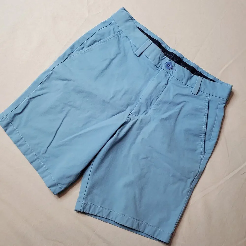 Vineyard Vines Men's Size 28 On The Go Performance Golf Shorts Blue 1H001141